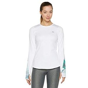 * NWT* Under Armour Cold Gear Printed Fitted Crew